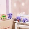 Animal Miniature Practical Stable Base Lightweight Elephant Figurine Desktop Decoration Elephant Miniature Elephant Miniature