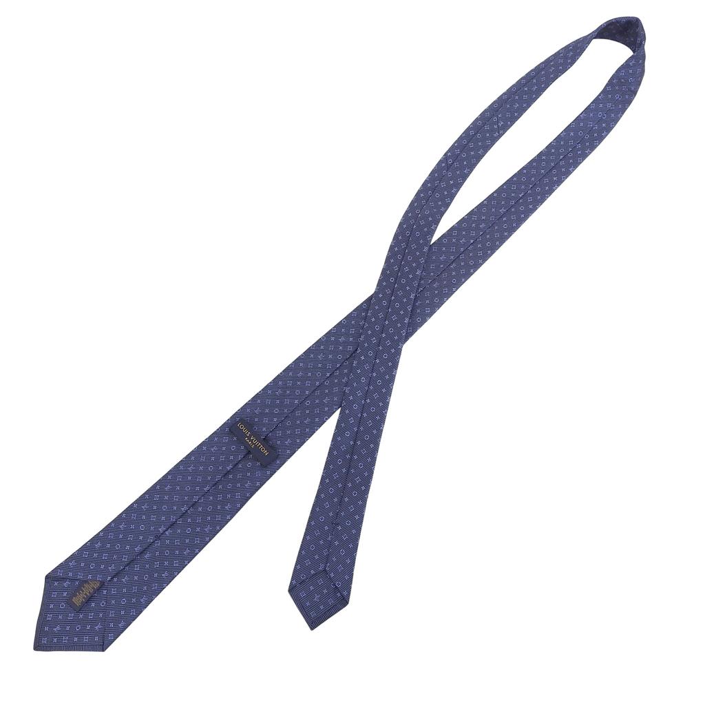 Отличный галстук-бабочка LOUIS VUITTON Monogram Classic шелковый мужской M70953 Б/у
