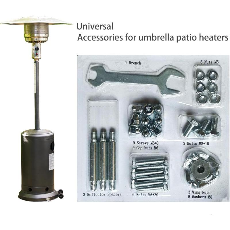 Patio Heater Replacement Parts Patio Umbrella Replacement Parts Hardware Patio Heater Reflector Shield Accessories Round Umbrella