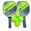 Pickleball Rackets Set Pickleball Paddle Set of 2 Rackets and 4 Pickleballs Balls Pickle-Ball