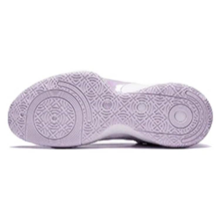 Li Ning Sonic 10 Ultra Non-Slip Wear-Resistant Breathable Mid-Top Basketball Shoes Men Sneakers White ABAS145-1