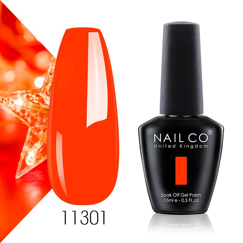 NAILCO 15 мл летний очевидный свежий флуоресцентный цветной гель-лак для дизайна ногтей, блестящий маникюрный набор, УФ/светодиодный гель для ногтей
