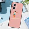 Чехол для телефона OPPO Reno 14 Pro 10 11 12 13 14F 13F 12F 11F 7 8 Lite, Чехол для телефона OPPO Find X9 X6 X5 X8 Pro, Серфборд Серфинг Серф-девушка