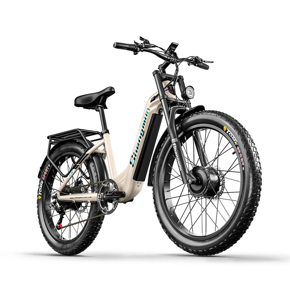Electric Bicycle Shengmilo S700 2000W Dual Motor 48V17.5AH 26*3.0 Inch Wide Tire Snow MTB Electric Bike