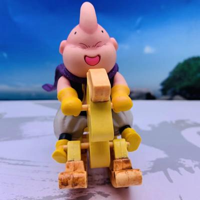 Мультяшный Аниме Dragon Ball Super Saiyan Качающаяся Лошадь Маджин Бу Утенок Милая Модель Кукла Игрушка-фигурка ПВХ Настольная Декорация для Автомобиля Рождественский Подарок