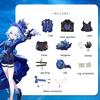 Genshin Impact Focalors Cospaly Costume Adult Party Dressing Anime Show Clothing
