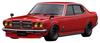 Модель зажигания Nissan Bluebird U 2000GTX Красный готовый продукт TK.Company 1/18 (Г610)