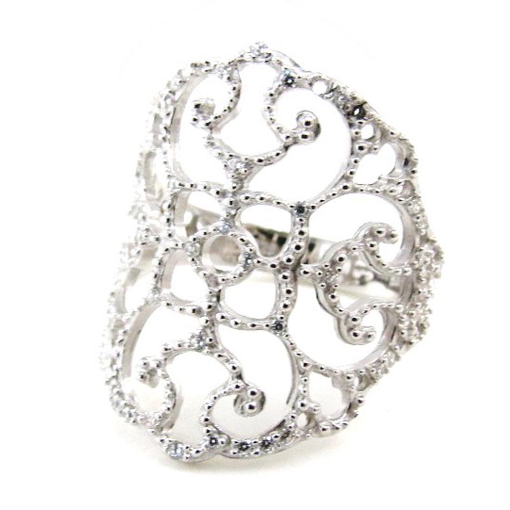 Silver 'Goddess' Ring