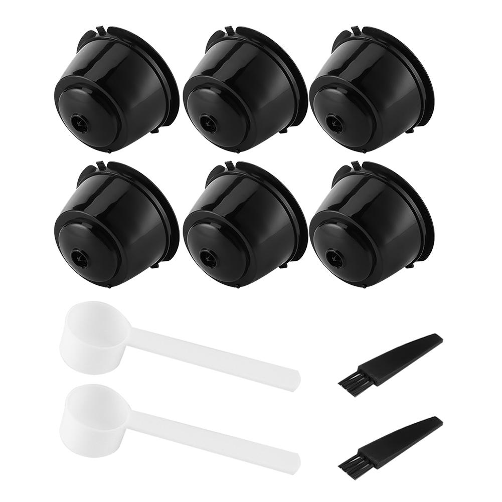 2 комплекта капсул для кофе, многоразовые многоразовые фильтрующие чашки, подходящие для кофемашин Nestle DOLCE GUSTO