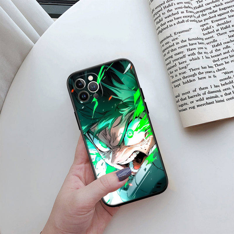 Чехол для телефона ED37 My Hero Academia для iPhone 6 6s 7 8 11 12 13 14 15 XS Pro Max XR X SE Samsung S20 S21 S22 S23 S24 FE Ultra Plus Lite S21S A55