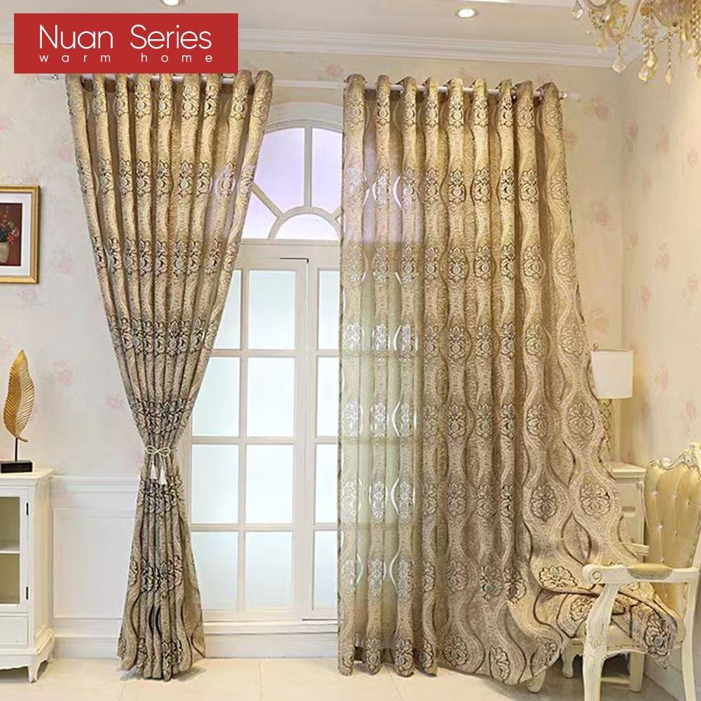 1 шт. серия Nuan, 10-30% затемняющие модные и роскошные жаккардовые полые удобные шторы для гостиной, спальни, домашний декор