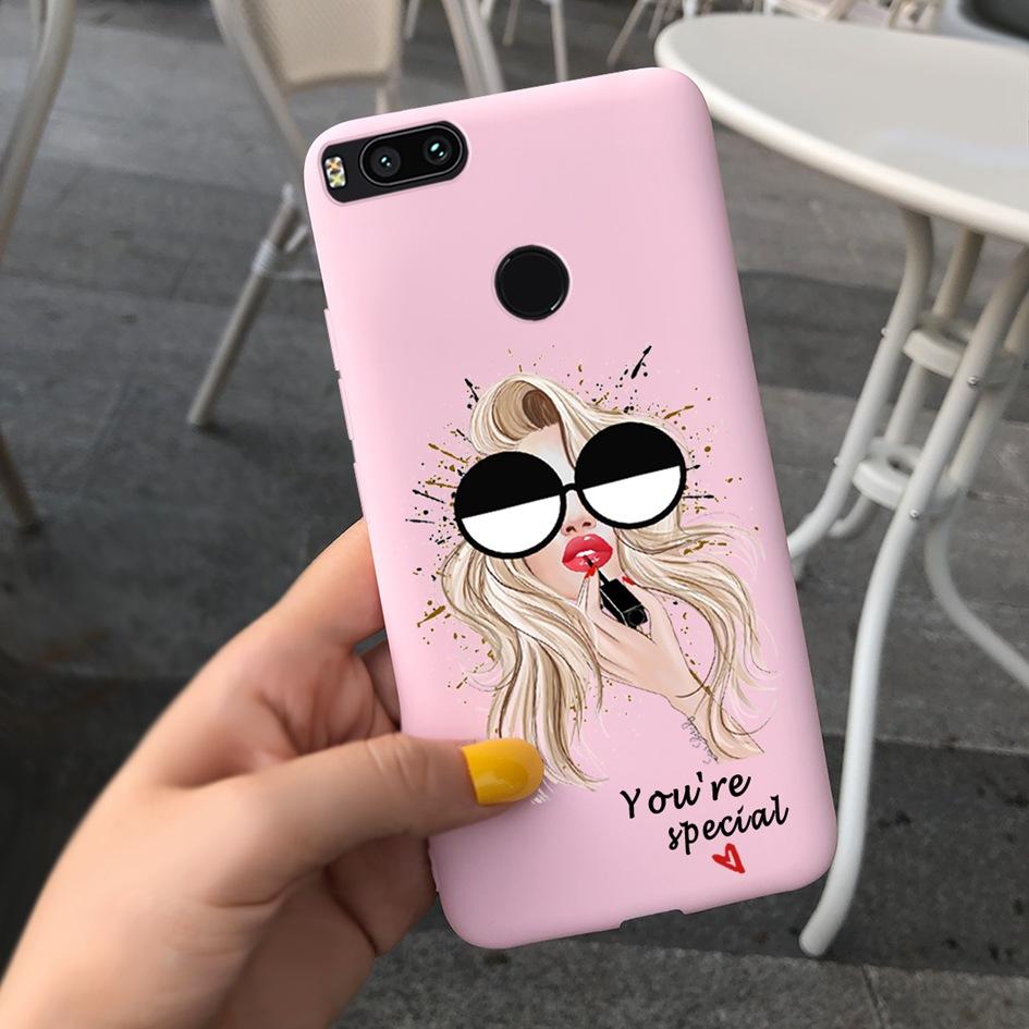 For Xiaomi Mi A1 5X Case New Butterfly Sunflower Patterns Soft Protector Bumper Cover For Xiomi Mi A1 MiA1 Mi5X Phone Cases 5.5"