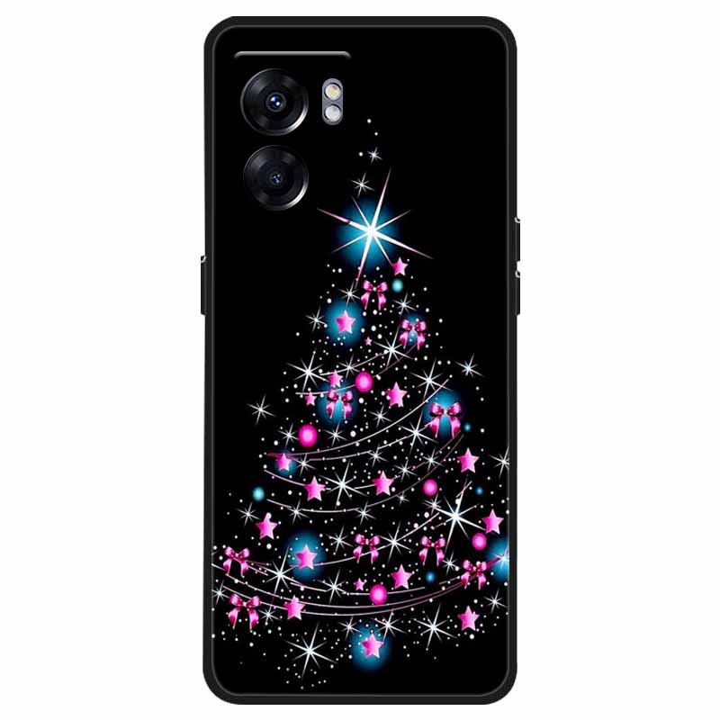 Чехол для OPPO Realme C33 C30s Рождественский Силиконовый Мягкий ТПУ Чехлы для Realme 9 Pro Plus Coque Realme8 5G Новогодний Подарок Funda