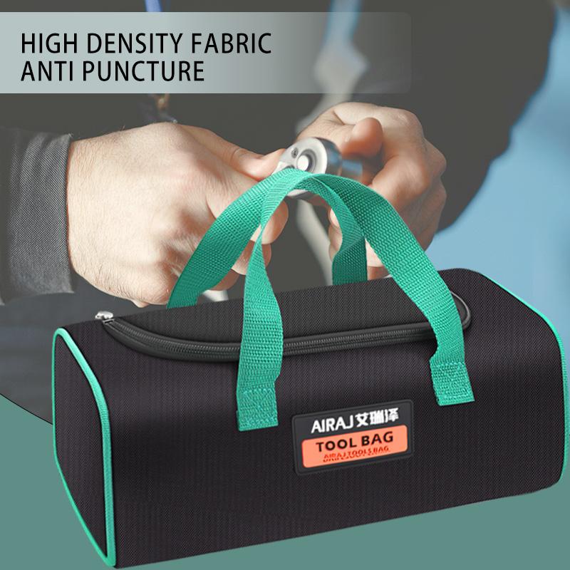 AIRAJ многофункциональная портативная сумка для инструментов из ткани Оксфорд, сумка для хранения, аварийный набор инструментов для небольших металлических инструментов, сумка для инструментов электрика