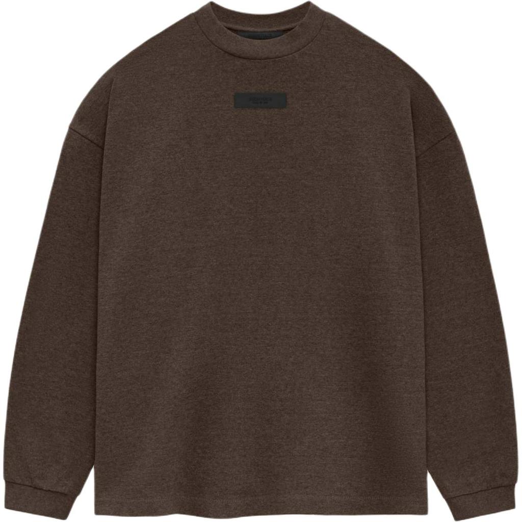 Fear of God Футболка с длинным рукавом Essentials SS24 'Heather Wood' Унисекс 125SU244202F