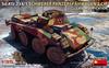 MiniArt Scale WWII German Late Production Heavy Armored Vehicle with 2cm Plastic Model Kit MA35413 1/35 Sd.Kfz.234/1 Gun,