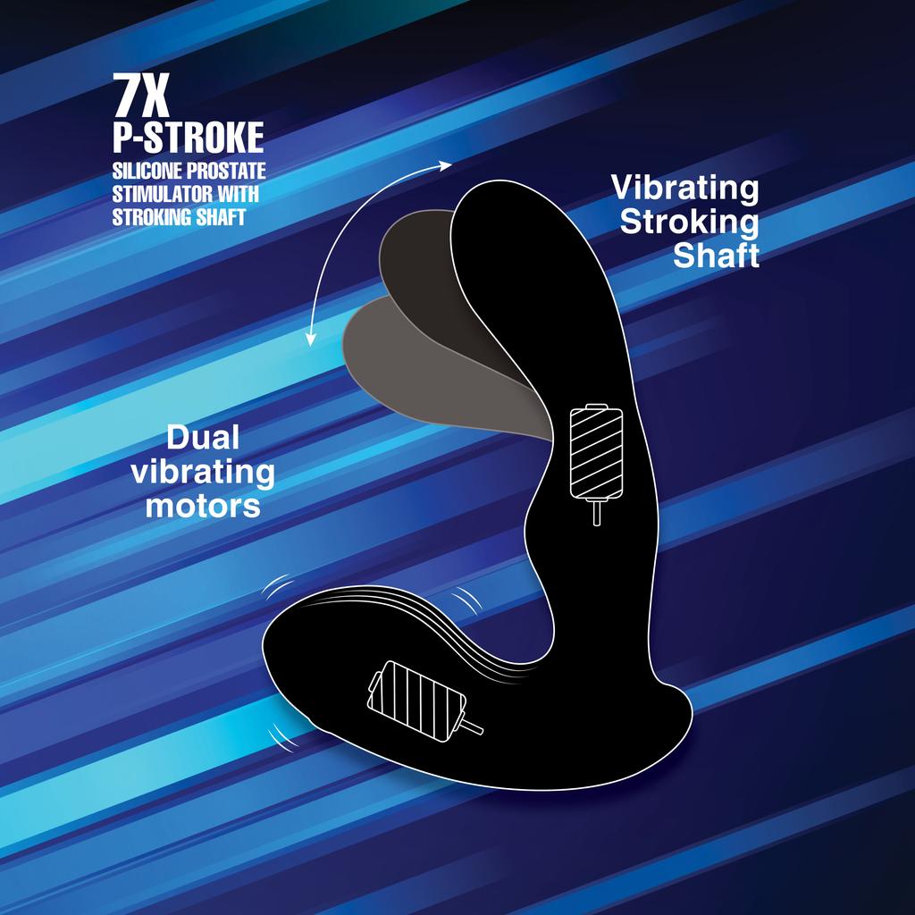 P-Stroke Prostate Stimulator 11 X 3 Cm