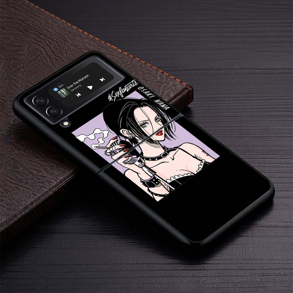 Чехол для телефона Nana Anime Na Na Girl Zflip4 Zflip5 для Samsung Z Flip3 Flip4 Flip5 5G zFlip 4 5 Крышка Оболочка для мобильного телефона Caso Fundas