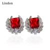 Lindon Fashion Copper Alloy Zircon Jewellery Drop Earrings For Women Wedding Party Gifts