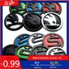 Car Sticker 2pcs 80/90/100mm Car Front Hood Badge Rear Trunk Emblem Sticker for Skoda Rapid Fabia Octavia 2 A7 Yeti Superb 3 A5