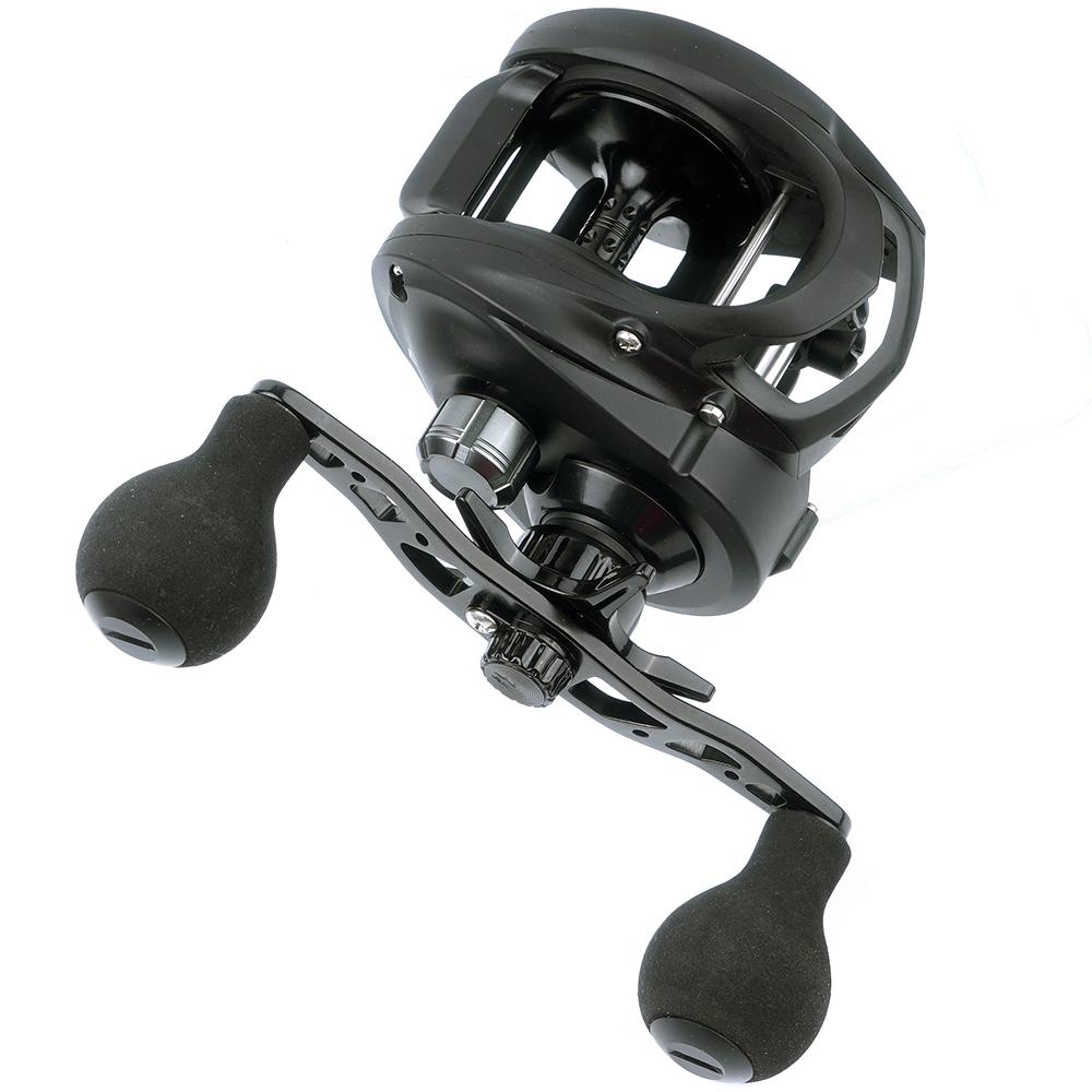 Baitcaster Fishing Reel, 300 Size  Baitcasting Reel, 17kg Max Drag, Freshwater & Saltwater Low Profile Casting Reel for Musky,
