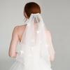 Elegant Bowknot Tulle Veil For Weddings Short Bridal Headwear With Comb Bride Accessory For Special Occasion