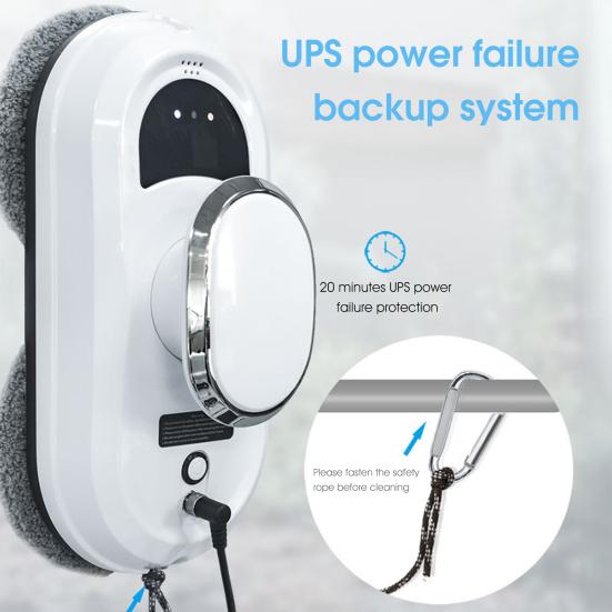 Робот для мытья окон, автоматический сильный впитывающий ультратонкий полезный электрический пылесос для стекла, бытовые принадлежности