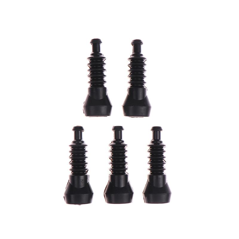 New 5pcs Black 2/3/4/5 Pin Waterproof Automotive Wire Cover Rubber Boot Cap For Amp Tyco Connector Series