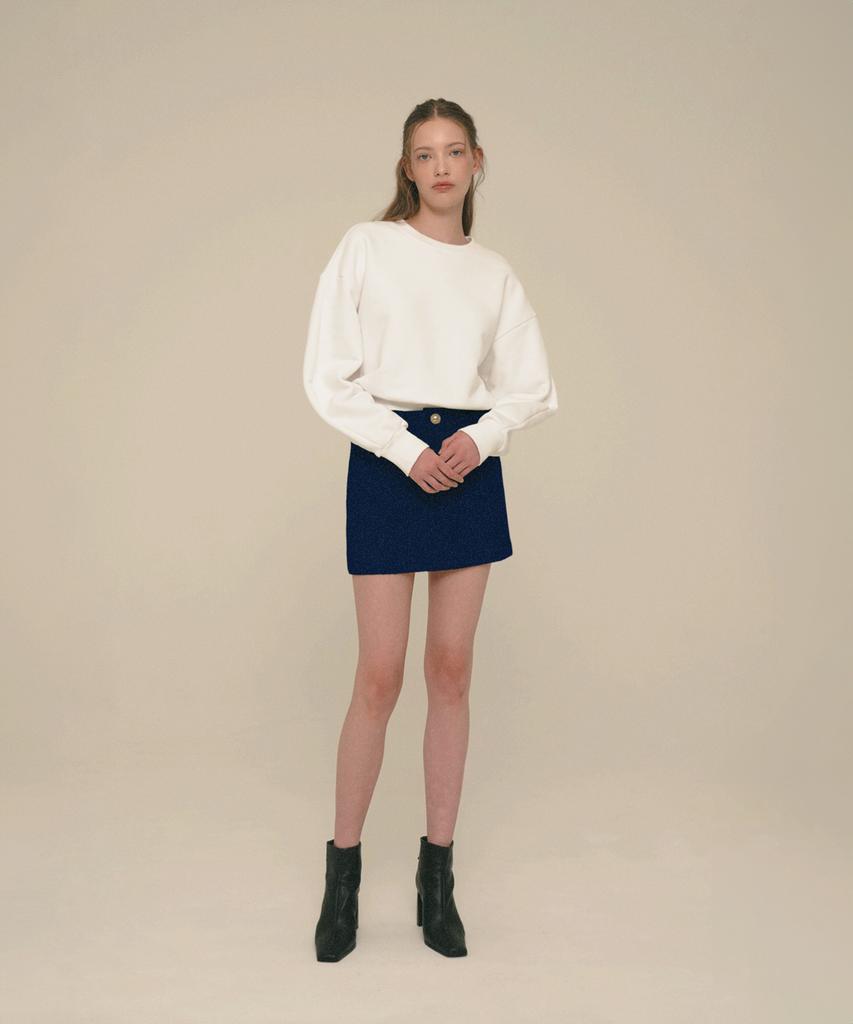 Aiseugadeuneiogongpal Wool Blended Mini Skirt