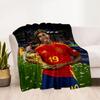 Yamal's Football Match Promotion Blanket Soft Warm Cozy Perfect for Bedding Seaside Picnics All-Season Use Stylish Decor Birthday Christmas Gif