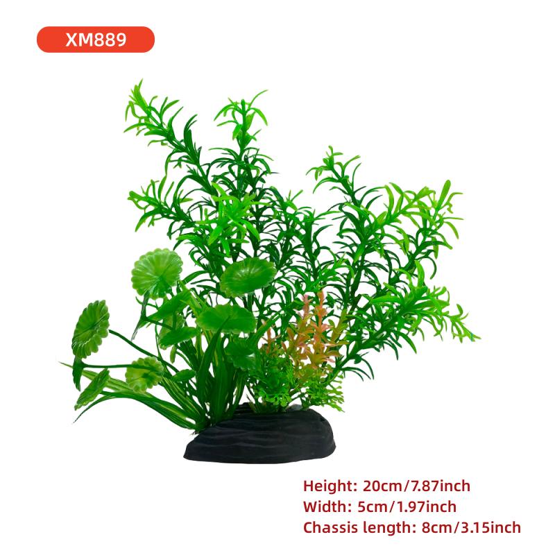 New Artificial Aquarium Decorative Grass Simulation Plant Fish Tank DIY Decoration Simulation Water Grass Combination