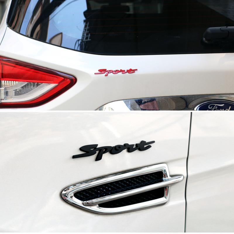 Металлический 3D хромированный багажник автомобиля, кузов, гоночный спорт, слово, буквенная наклейка, водонепроницаемый логотип, эмблема, значок, наклейка, автомобильные аксессуары