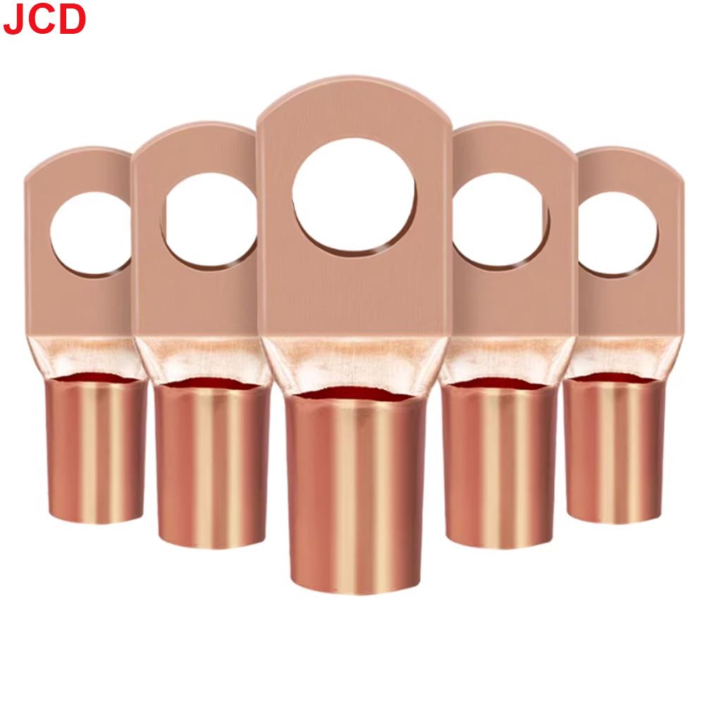 JCD 5/10/20pcs Copper Lug Ring Wire Connectors Bare Cable Electric Crimp Terminal SC4-6 SC6-6 SC6-8 SC10-6 SC16-6 SC16-8 SC25-8