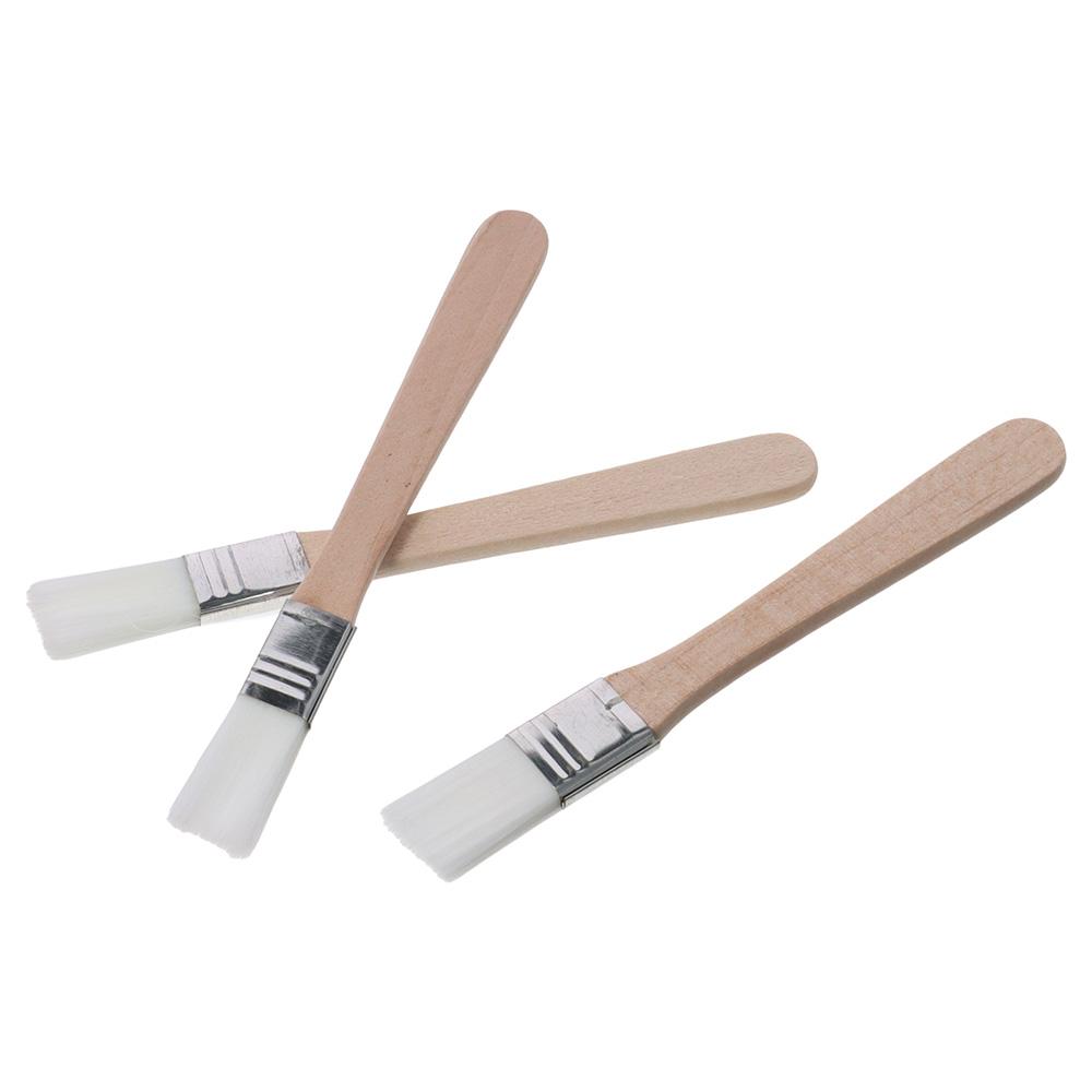 1/12Pcs 0.5 Inch Paint Brush Nylon Wood Handle Cabinets Bent Head Wall
