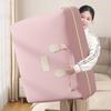 Pink Clothes Quilt Organizer Bag Large Capacity Weekend Travel Bag Durable Duffel Bag