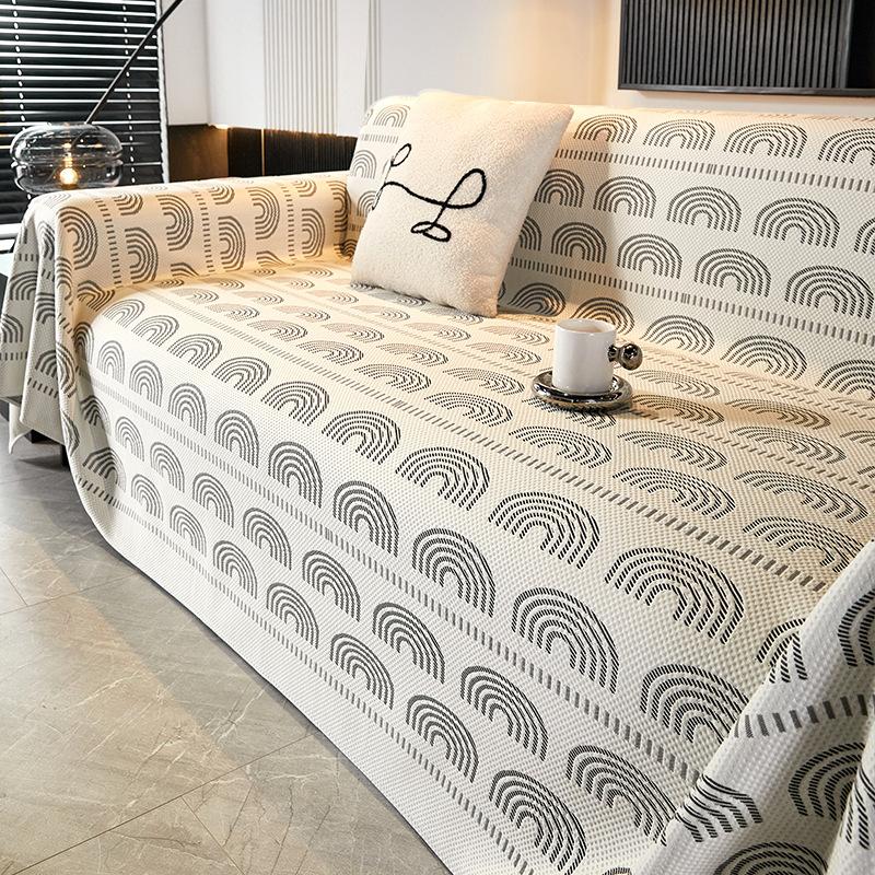 EIFLOY Летнее полотенце для дивана, одеяло для гостиной, устойчивое к царапинам, охлаждающее, универсальное, пылезащитное, цельное