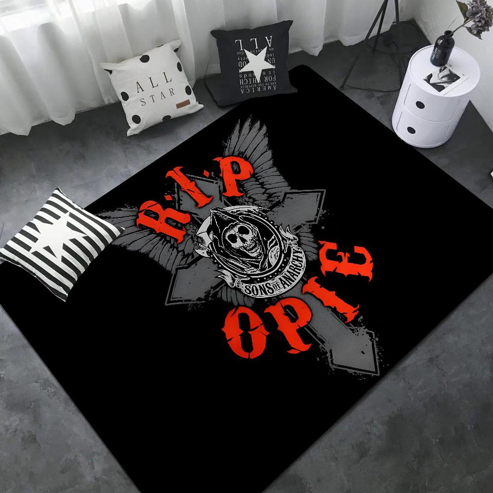 Сыны Анархии Американские Коврики для Комнаты Противоскользящие Впитывающие Воду Длинный Коврик-Подушка Коврик для Спальни Приветственный Дверной Коврик