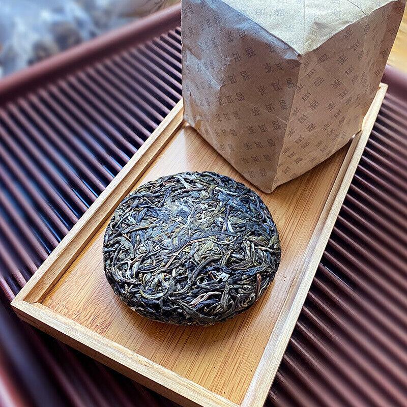 Чай пуэр из провинции Юньнань, 100 г - крупнолистовой необработанный чай с ароматом орхидеи Си Гуй