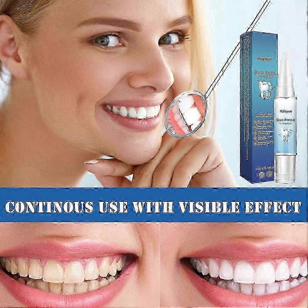 3pcs Gum Repair Gel, Teeth Strengthen Whitening Gum Inflammation Breath Stains Remover