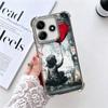 B-Banksy Художник Граффити Покрытие Чехол для Телефона Для Xiaomi Redmi Note 14 15 Pro Plus 13 12 11 11S 11T 10 9S 9 5G Противоударный Airab
