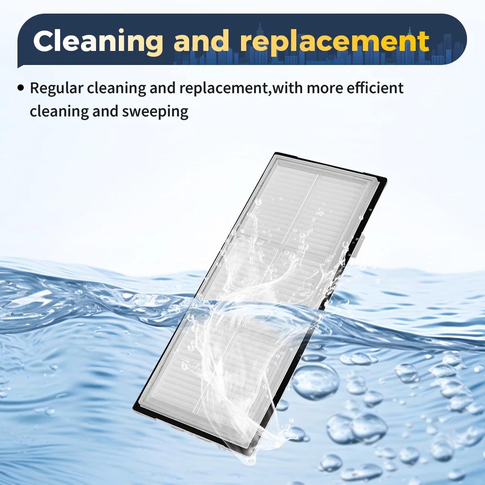 HEPA Filter For Roborock S7/S7 MaxV Ultra/S70/S75/S8/S8 Pro Ultra/T7S/G10S PRO/G20 Spare parts Robot vacuum cleaner Accesories