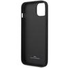 Etui do iPhone 14 BMW Leather Diamond Pattern burgundowy