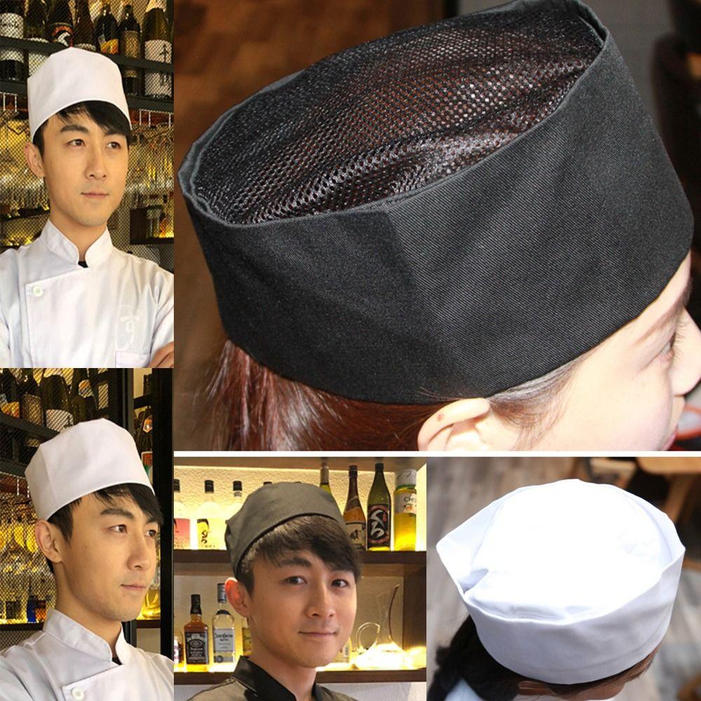 Головные уборы для мужчин и женщин, ресторан, кухня, кейтеринг, шляпа шеф-повара, сетчатый верх, кепка с черепом, плоская кепка, рабочая шляпа