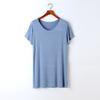 Модальные пижамы Женские летние новые ночные рубашки V-образный вырез короткий рукав простые женские пижамы для дома повседневная домашняя одежда