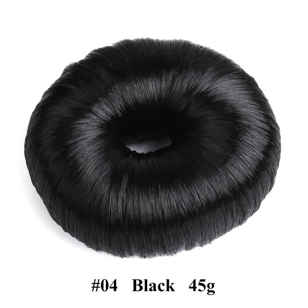 Fashion Elegant Black Hair Wig Hair Clip Brown Hair Styling Tools Hair Donut Shaper Bun Maker Hair Ring DIY