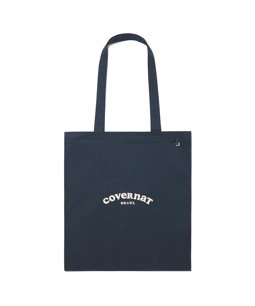 Covernat Женская Клевер Сердце Cooper Логотип Сеул Эко-сумка Темно-синий