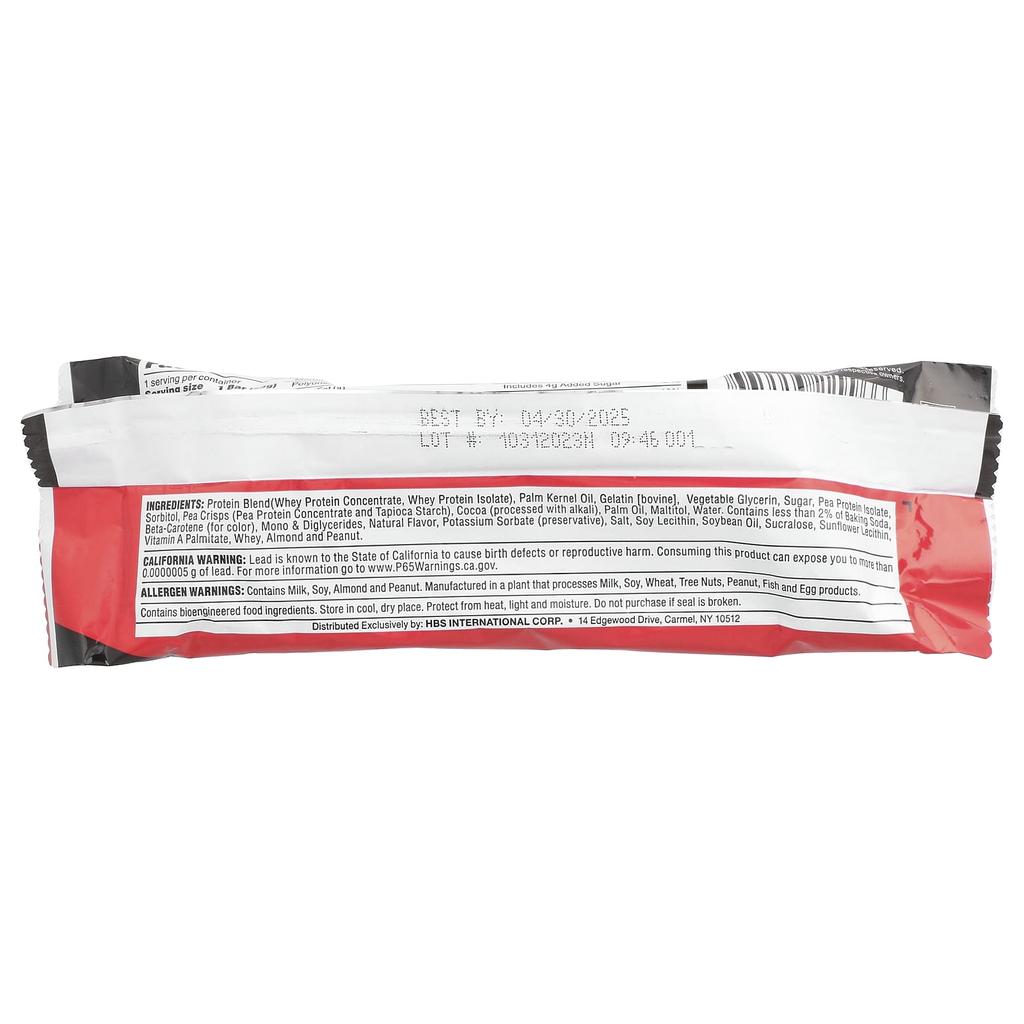 ALLMAX, Hexapro™, Protein Bar, Chocolate Fudge Brownie, 53 G (1.9 Oz)