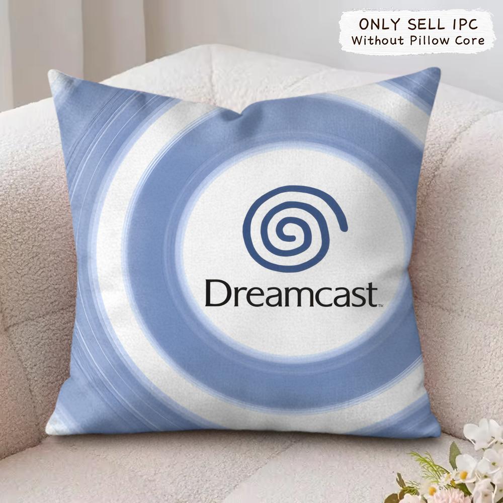 cool Brand DDreamcast Cushion Cover Soft Plush Fabric DoubleSided Printed Cushion Covers for All Seasons Modern HomeDecor Gift