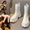 Platform Women Boots Slip On Knitted Women Socks Shoes Stretch Fabrics Boots for Women Breathable Elastic Wedges Socks Boots