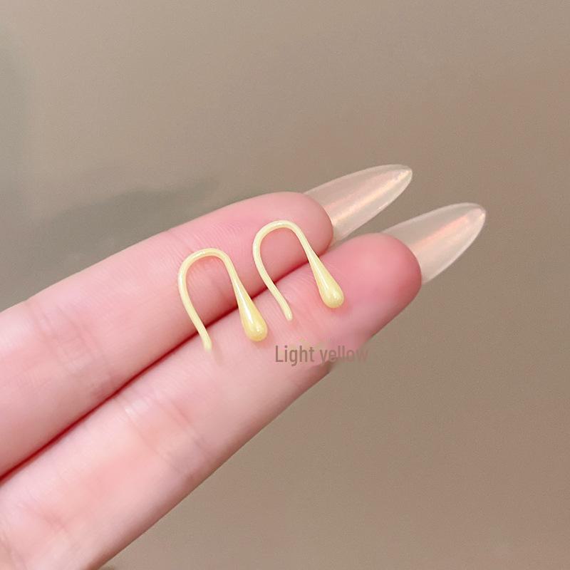 Высококачественные цветные геометрические керамические серьги — удобные для сна, уникальный дизайн.